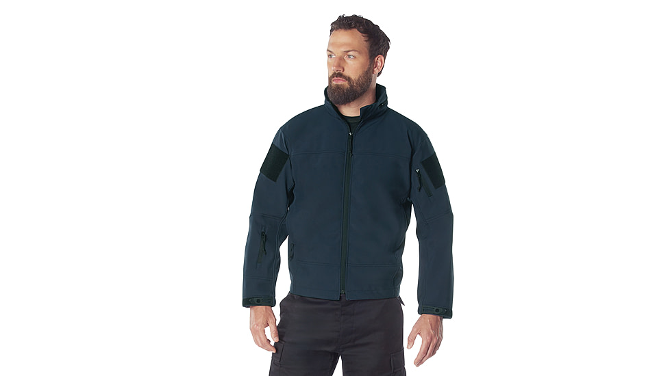 Rothco Covert Ops Lightweight Soft Shell Jacket - Mens, Midnight Navy Blue, Extra Large, 52620-MidnightNavyBlue-XL
