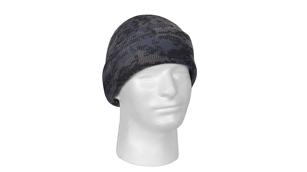 Rothco Deluxe Camo Watch Cap, Midnight Digital Camo, 5722-MidnightDigitalCamo