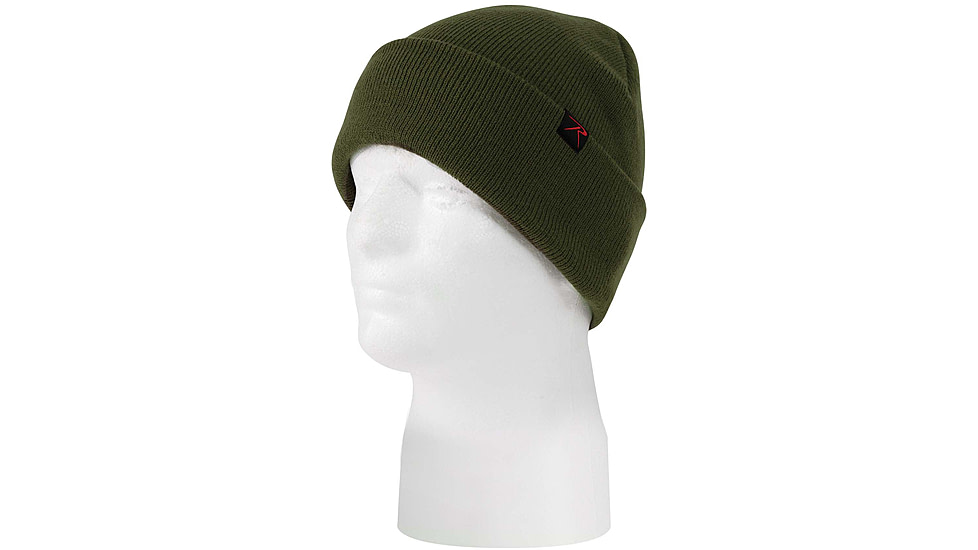 Rothco Deluxe Fine Knit Watch Cap, One Size, Ranger Green, 57835-RangerGreen-OneSize