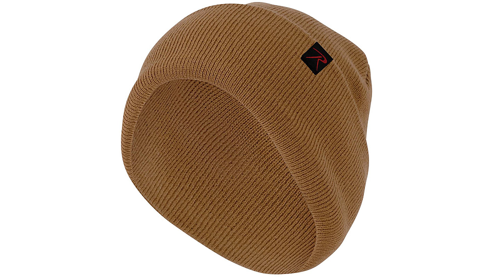 Rothco Deluxe Fine Knit Watch Cap, One Size, Work Brown, 57833-WorkBrown-OneSize
