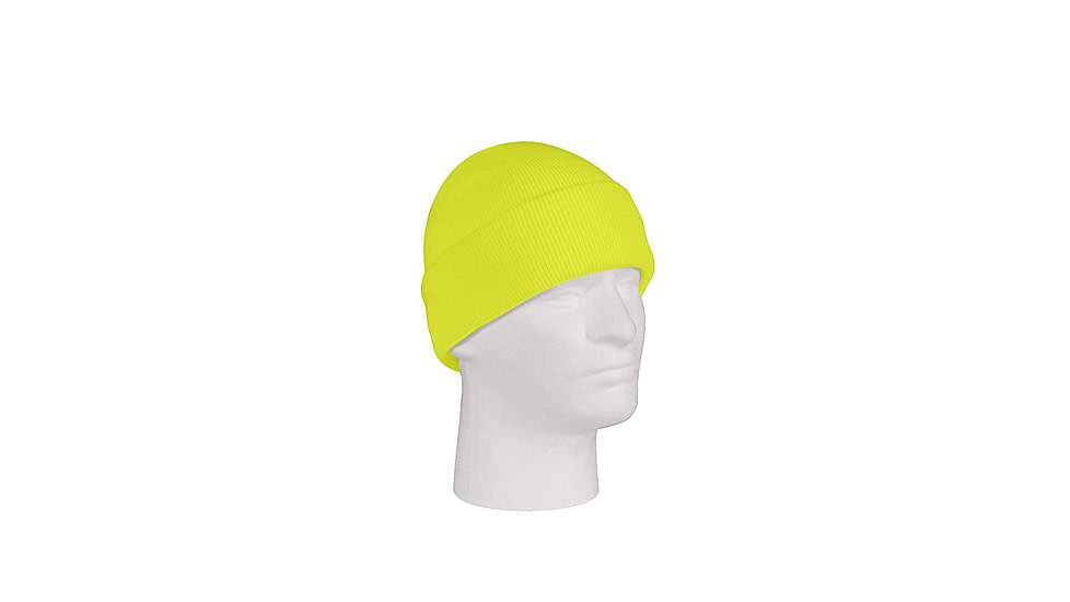 Rothco Deluxe Fine Knit Watch Cap, Safety Green, 5785-SafetyGreen