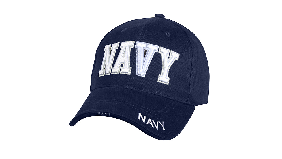 Rothco Deluxe Navy Low Profile Cap, Navy Blue, 9393-NavyBlue
