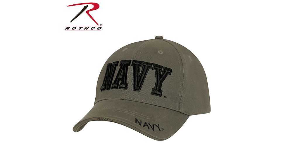 Rothco Deluxe Navy Low Profile Cap, Olive Drab, 3941-OliveDrab