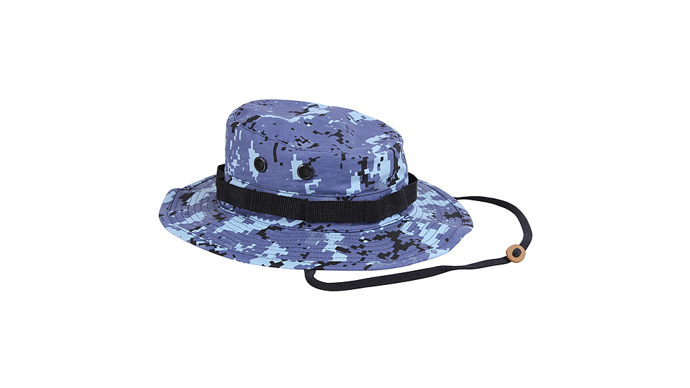 Rothco Digital Camo Boonie Hat, Sky Blue Digital Camo, 7, 5413-SkyBlueDigitalCamo-7