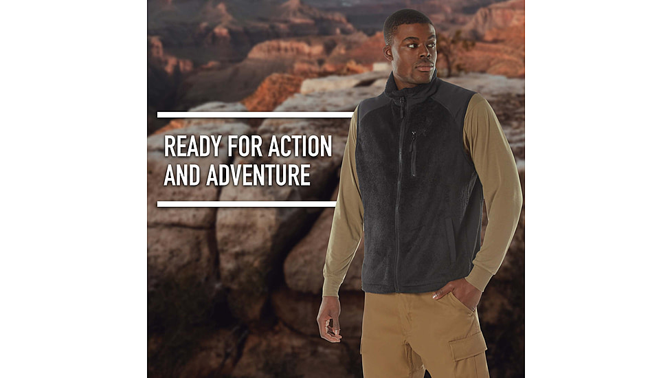 Rothco E.C.W.C.S. Fleece Vest, Coyote Brown, Medium, 613902039896