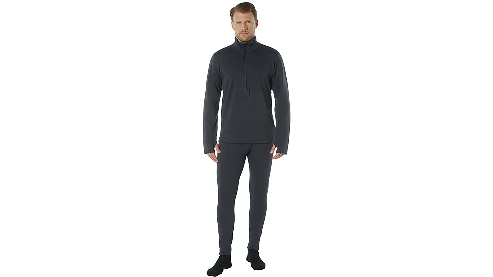 Rothco ECWCS Gen III Mid-Weight Underwear Top Level II, Midnight Navy Blue, XL, 69070-MidnightNavyBlue-XL