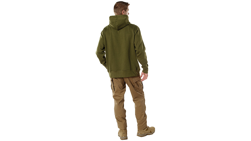 Rothco Every Day Pullover Hooded Sweatshirt, Olive Drab, Medium, 42065-M