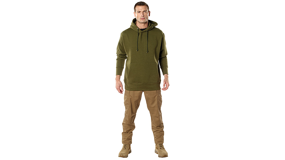 Rothco Every Day Pullover Hooded Sweatshirt, Olive Drab, Medium, 42065-M