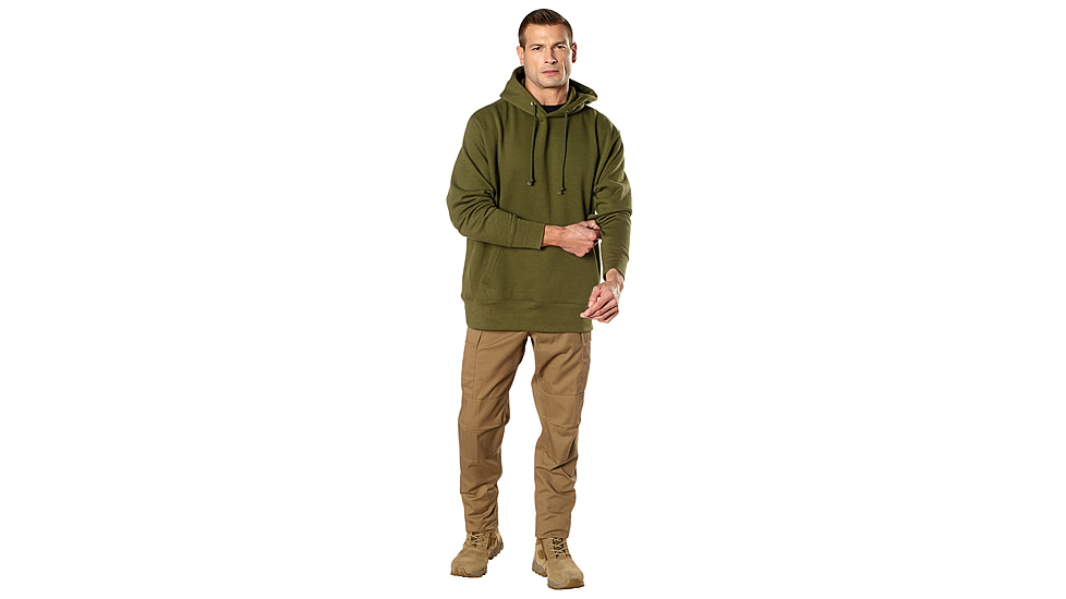 Rothco Every Day Pullover Hooded Sweatshirt, Olive Drab, Medium, 42065-M