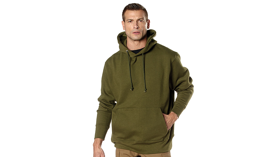 Rothco Every Day Pullover Hooded Sweatshirt, Olive Drab, Medium, 42065-M