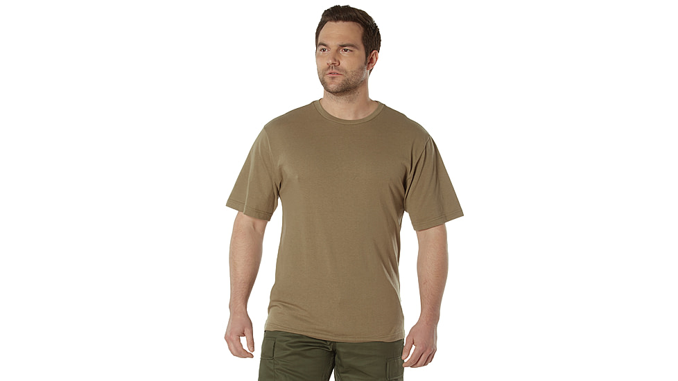 Rothco Full Comfort Fit T-Shirt, AR 670-1 Coyote Brown, Medium, 84200-AR670-1CoyoteBrown-M