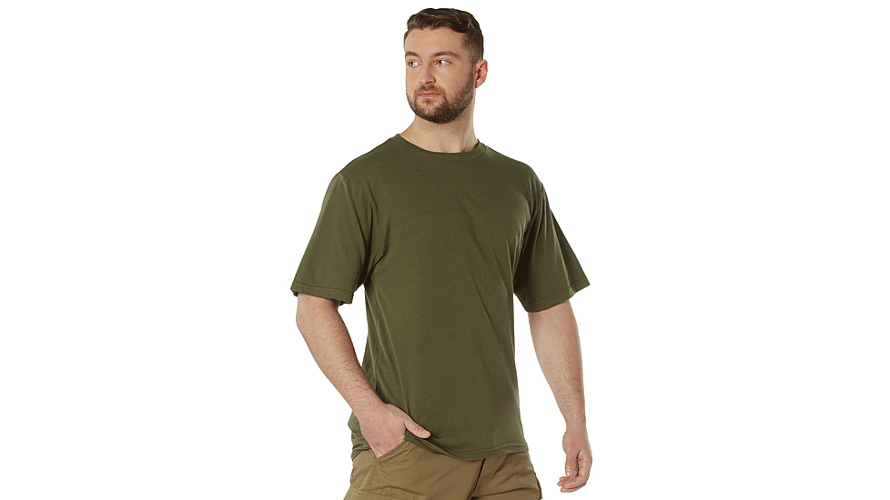 Rothco Full Comfort Fit T-Shirt, Olive Drab, Extra Large, 84205-OliveDrab-XL