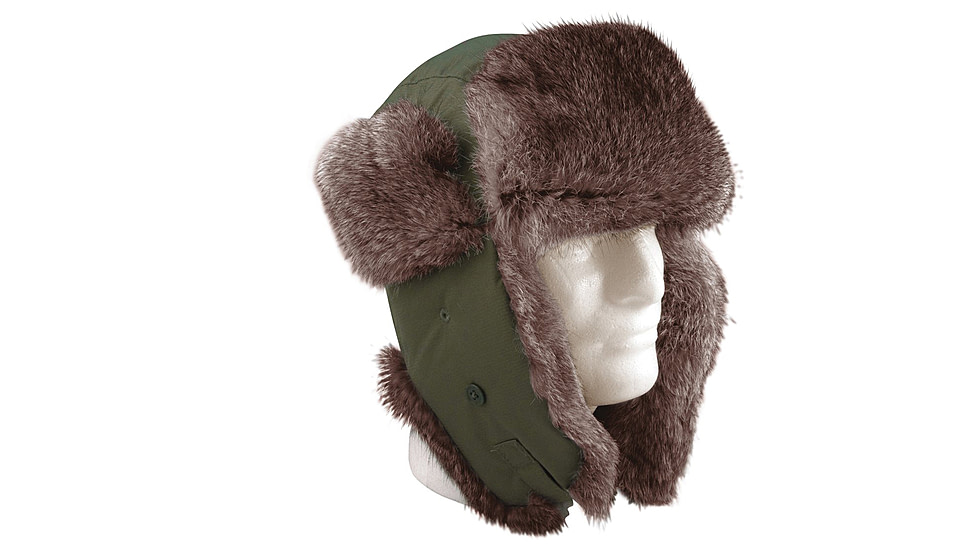Rothco Fur Flyers Hat, Olive Drab, 7, 9860-OliveDrab-7