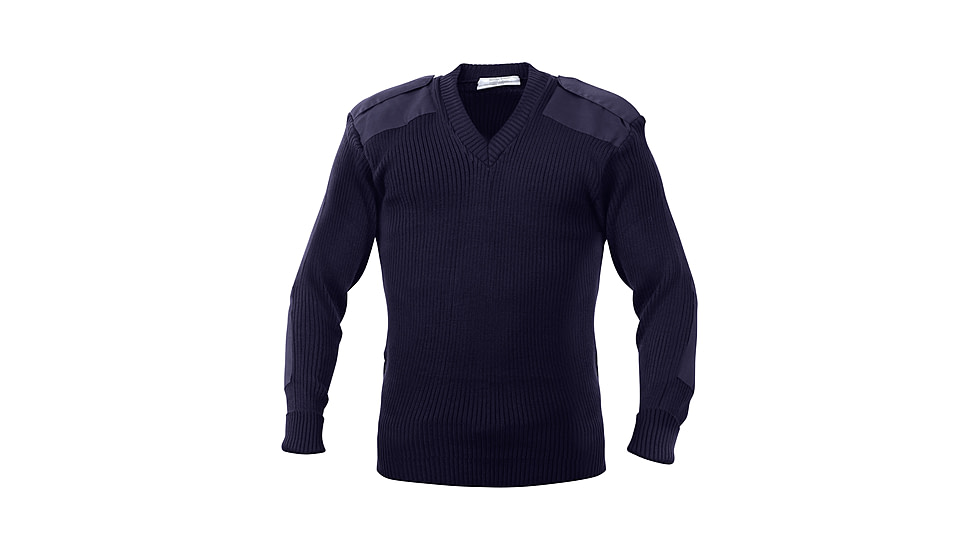 Rothco G.I. Style Acrylic V-Neck Sweater, Navy Blue, XL, 6345-NavyBlue-XL