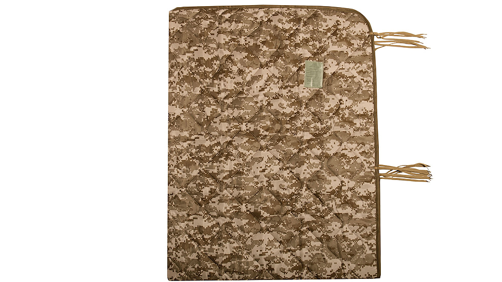 Rothco G.I. Type Camo Poncho Liner, Desert Camo, 62 x 82in, 18475-DesertDigitalCamo