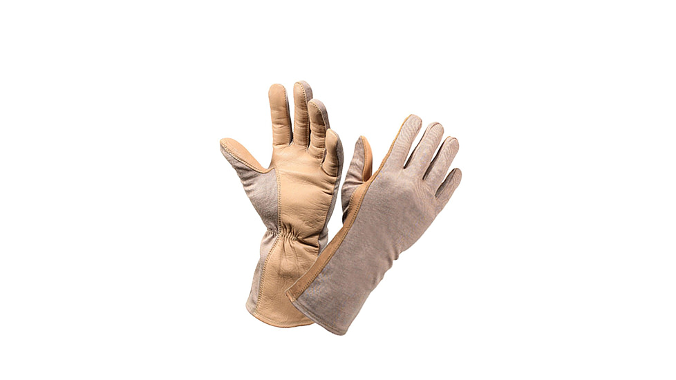 Rothco G.I. Type Flame &amp; Heat Resistant Flight Gloves, Desert Sand, 7, 3474-DesertSand-7