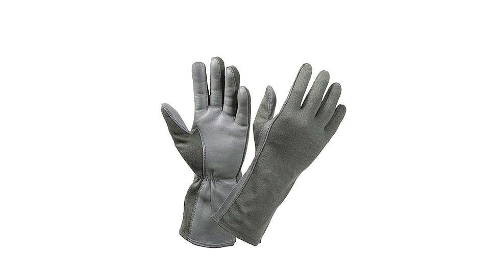 Rothco G.I. Type Flame &amp; Heat Resistant Flight Gloves, Foliage Green, 9, 3473-FoliageGreen-9
