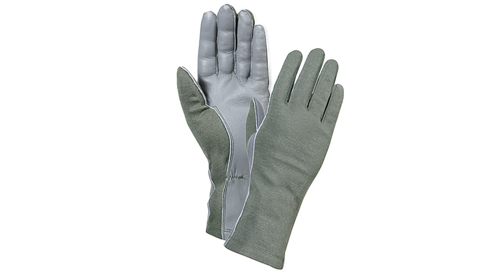 Rothco G.I. Type Flame &amp; Heat Resistant Flight Gloves, Olive Drab, 7, 3457-OliveDrab-7