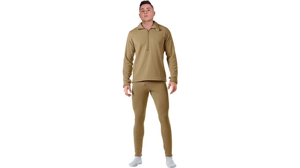 Rothco Gen III Level II Underwear Top 283, AR 670-1 Coyote Brown, Extra Small, 69040-AR670-1CoyoteBrown-XS