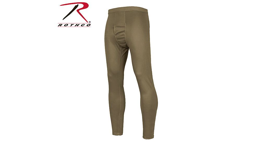 Rothco Gen III Silk Weight Bottoms - Men's, Extra Small, AR 670-1 Coyote Brown, 3745-AR670-1CoyoteBrown-XS