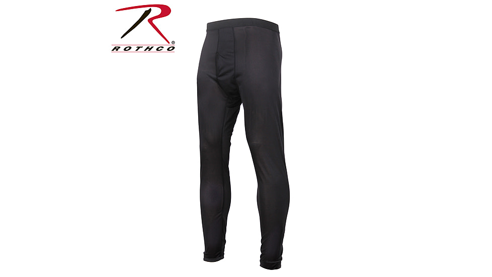 Rothco Gen III Silk Weight Bottoms - Men's, Extra Small, Black, 65020-Black-XS