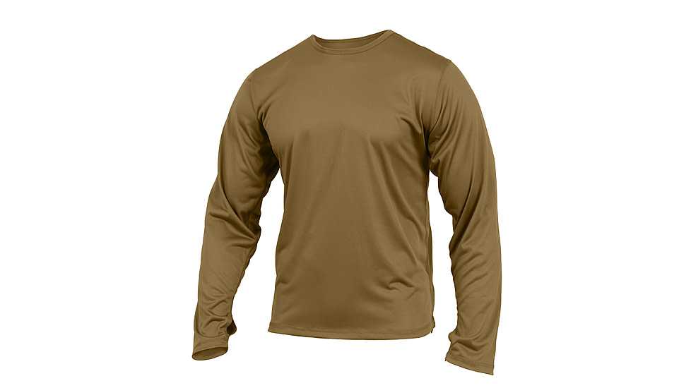 Rothco Gen III Silk Weight Underwear Top, AR 670-1 Coyote Brown, XL, 3725-AR670-1CoyoteBrown-XL