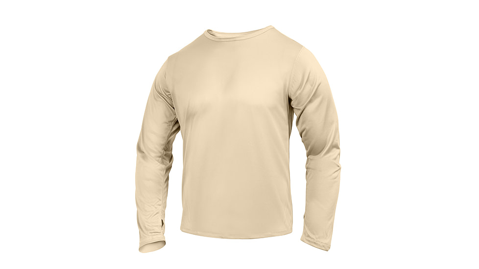 Rothco Gen III Silk Weight Underwear Top, Desert Sand, Small, 62020-DesertSand-S