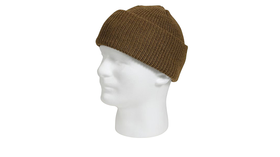 Rothco Genuine G.I. Wool Watch Cap, Mens, Coyote Brown, One Size, 5437