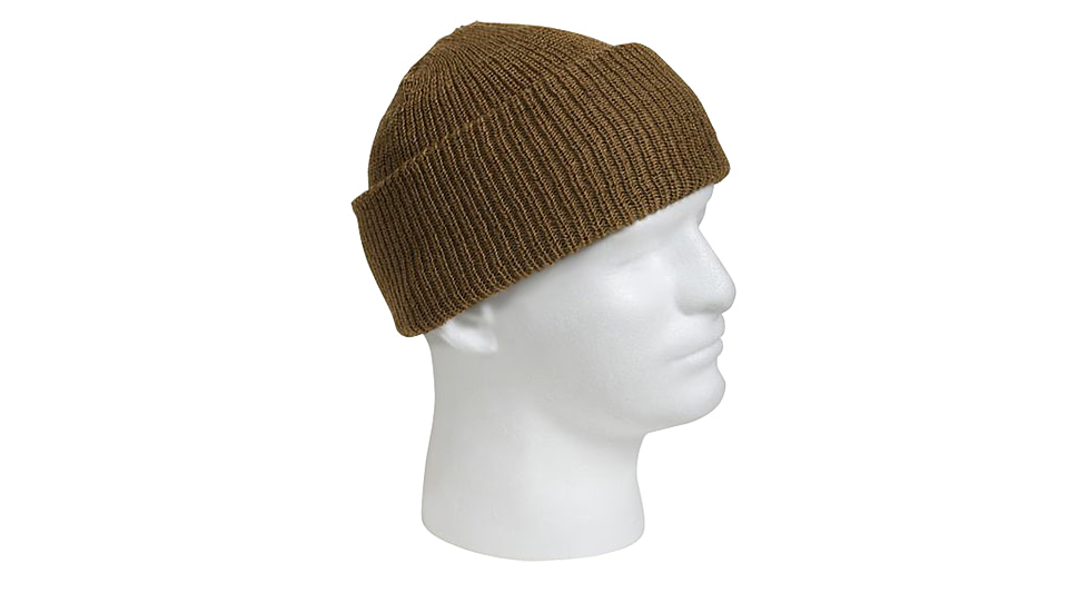 Rothco Genuine G.I. Wool Watch Cap, Mens, Coyote Brown, One Size, 5437