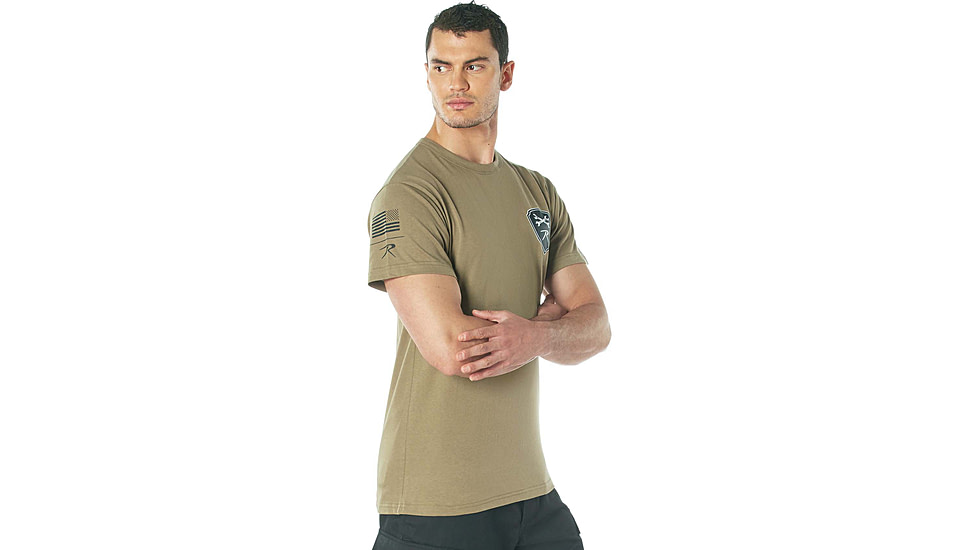 Rothco Getting The Job Done T-Shirt, Coyote Brown, S, 11355-CoyoteBrown-S