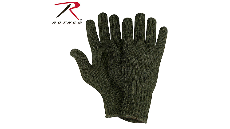 Rothco Glove Liners-Unstamped, Olive Drab, Small, 8218-OliveDrab-S
