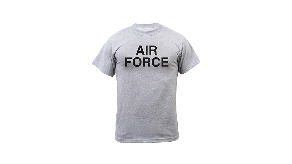 Rothco Grey Physical Training T-Shirt, M, 61020-AirForce-M