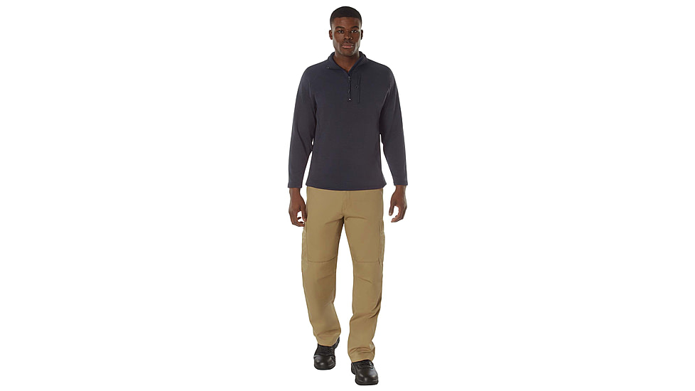 Rothco Grid Fleece Pullover, Midnight Navy Blue, Extra Large, 613902039766