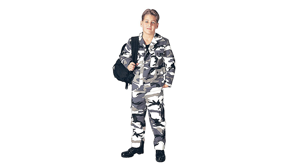 Rothco Kids BDU Pants, City Camo, 6, 6791-CityCamo-6