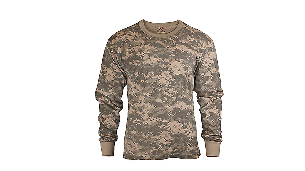Rothco Kids Long Sleeve Camo T-shirt, ACU Digital Camo, Extra Small, 6775-ACUDigitalCamo-XS