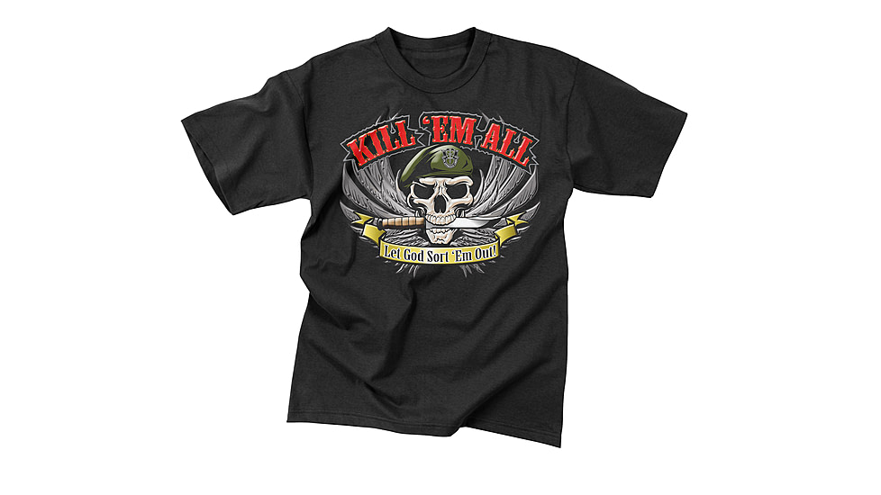 Rothco Kill Em All T-Shirt, Small, 66160-S