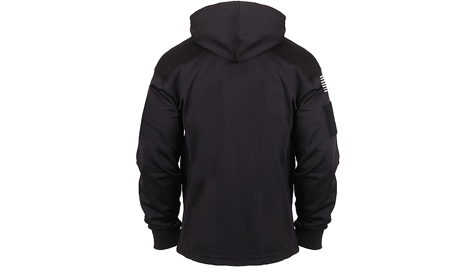 Rothco U.S. Flag Concealed Carry Hoodie - Men's, Black, 4XL, 3169-Black-4XL