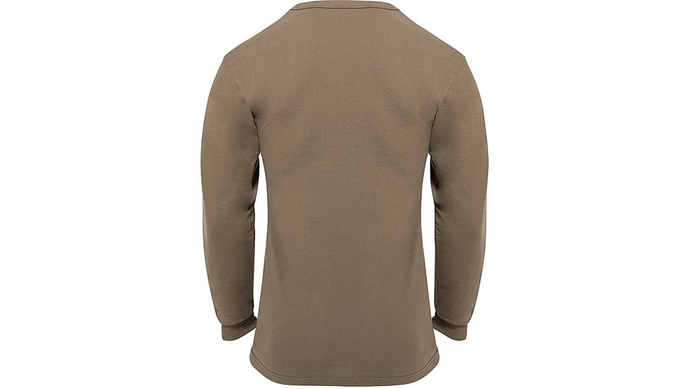 Rothco Long Sleeve Solid T-Shirt, Brown, Medium, 60217-Brown-M