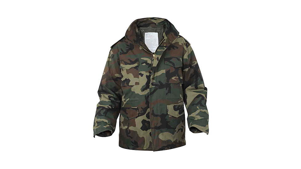 Rothco M-65 Camo Field Jacket, Woodland Camo, 5XL, 8431-WoodlandCamo-5XL