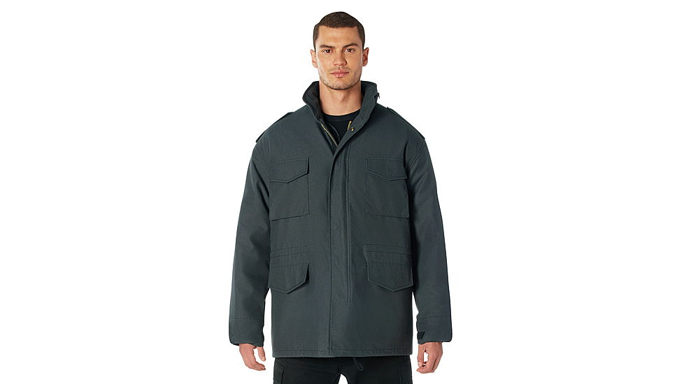 Rothco M-65 Field Jacket - Mens, Gunmetal Grey, Extra Large, 84400-GunmetalGrey-XL