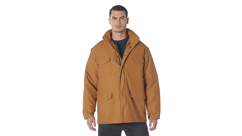 Rothco M-65 Field Jacket - Mens, Work Brown, Small, 84405-WorkBrown-S