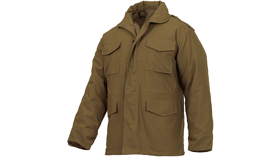 Rothco M-65 Field Jacket - Mens, Coyote Brown, Medium, 3896-CoyoteBrown-M