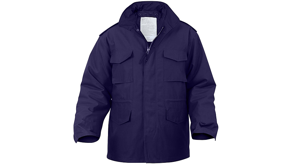 Rothco M-65 Field Jacket - Mens, Navy Blue, Small, 8527-NavyBlue-S
