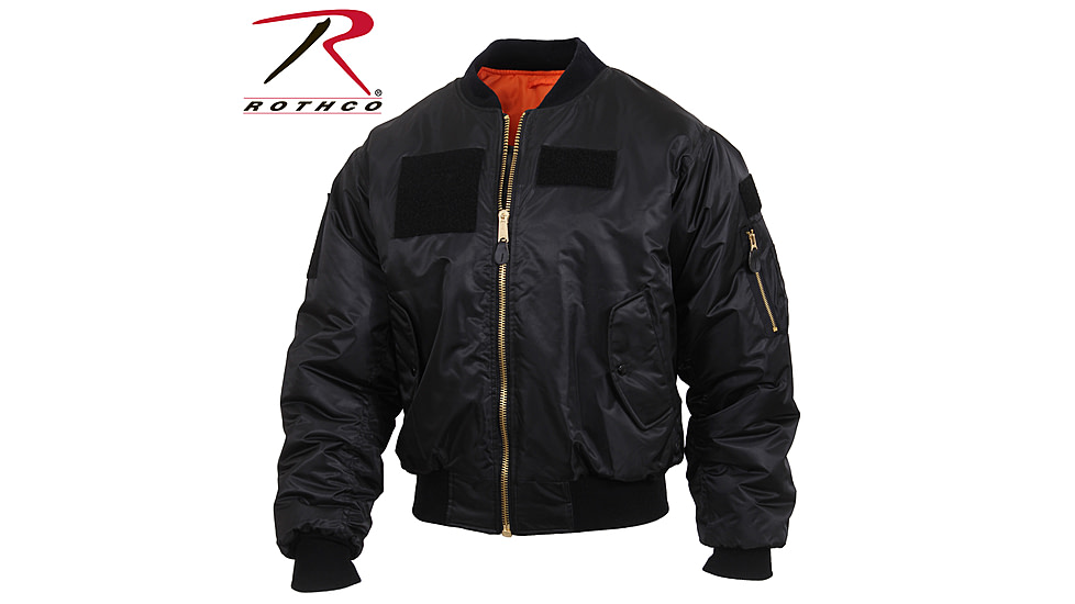 Rothco MA-1 Flight Jacket with Patches, Sage Green, Small, 7240-SageGreen-S