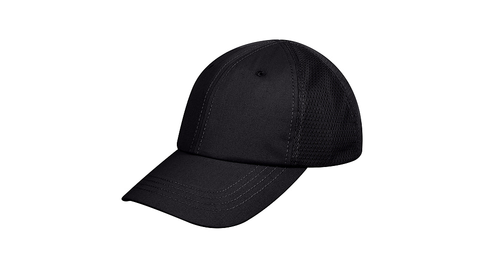 Rothco Mesh Back Tactical Cap, Black, 99552-Black