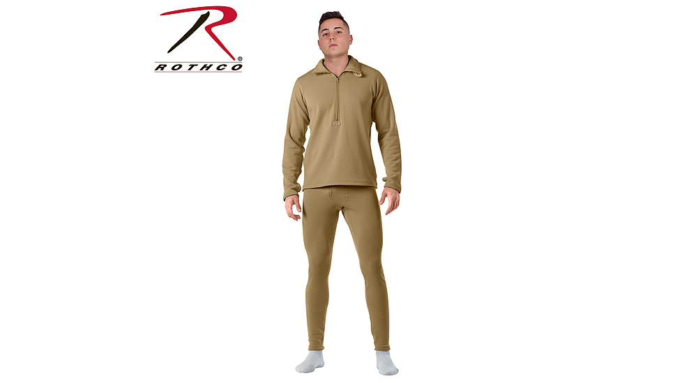 Rothco Military E.C.W.C.S. Generation III Mid-Weight Bottoms - Men's, Medium, Coyote Brown, 69044-453