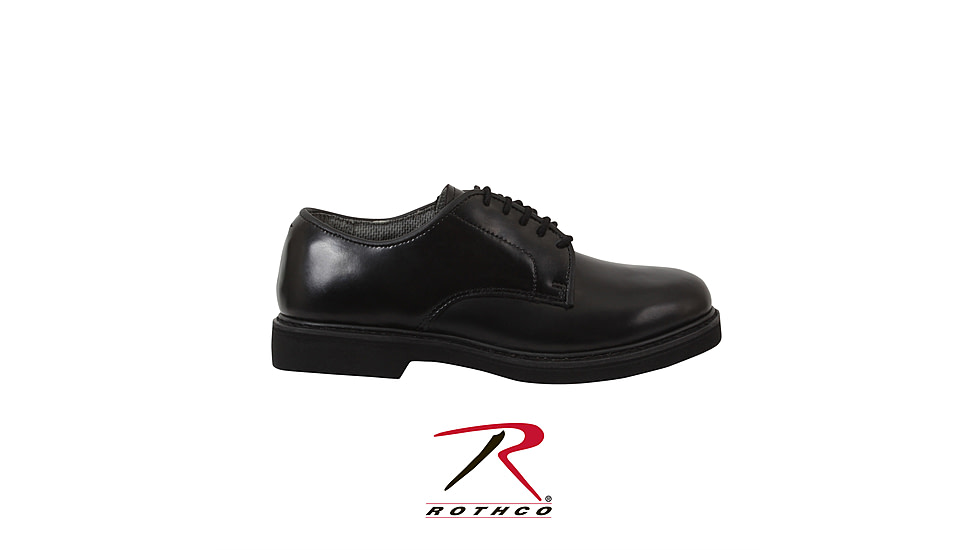 Rothco Military Uniform Oxford Leather Shoes, 12, Wide, 5085-12-Wide