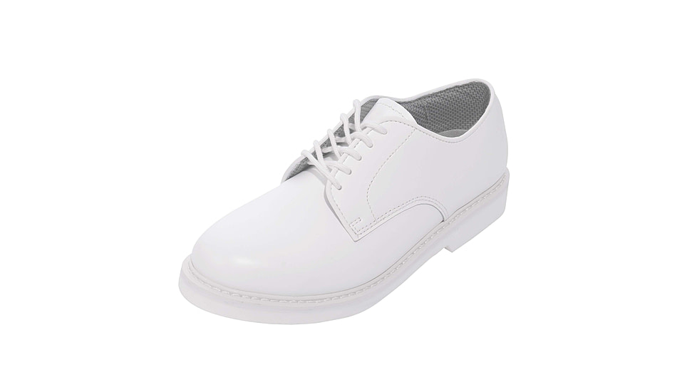 Rothco Military Uniform Oxford Leather Shoes - Men's, White, 5 US, 50850-White-5-Regular