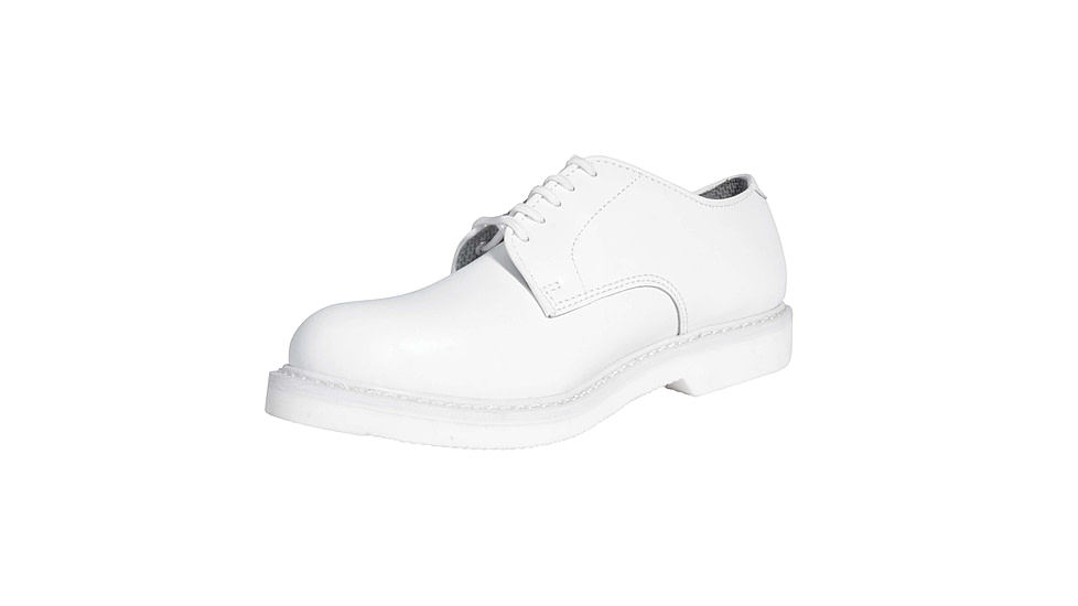 Rothco Military Uniform Oxford Leather Shoes - Mens, White, 5 US, Regular, 50850-White-5-Regular