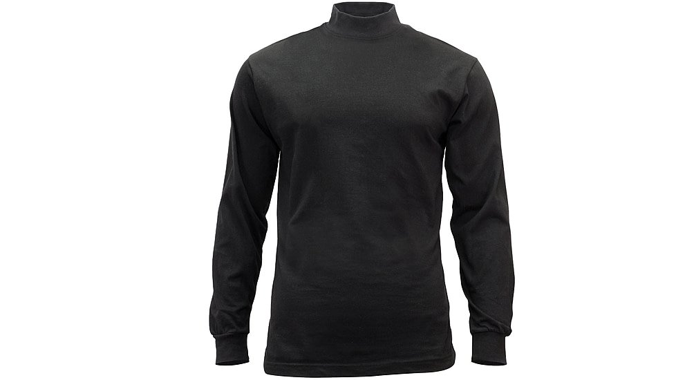 Rothco Mock Turtleneck, Black, 4XL, 3519